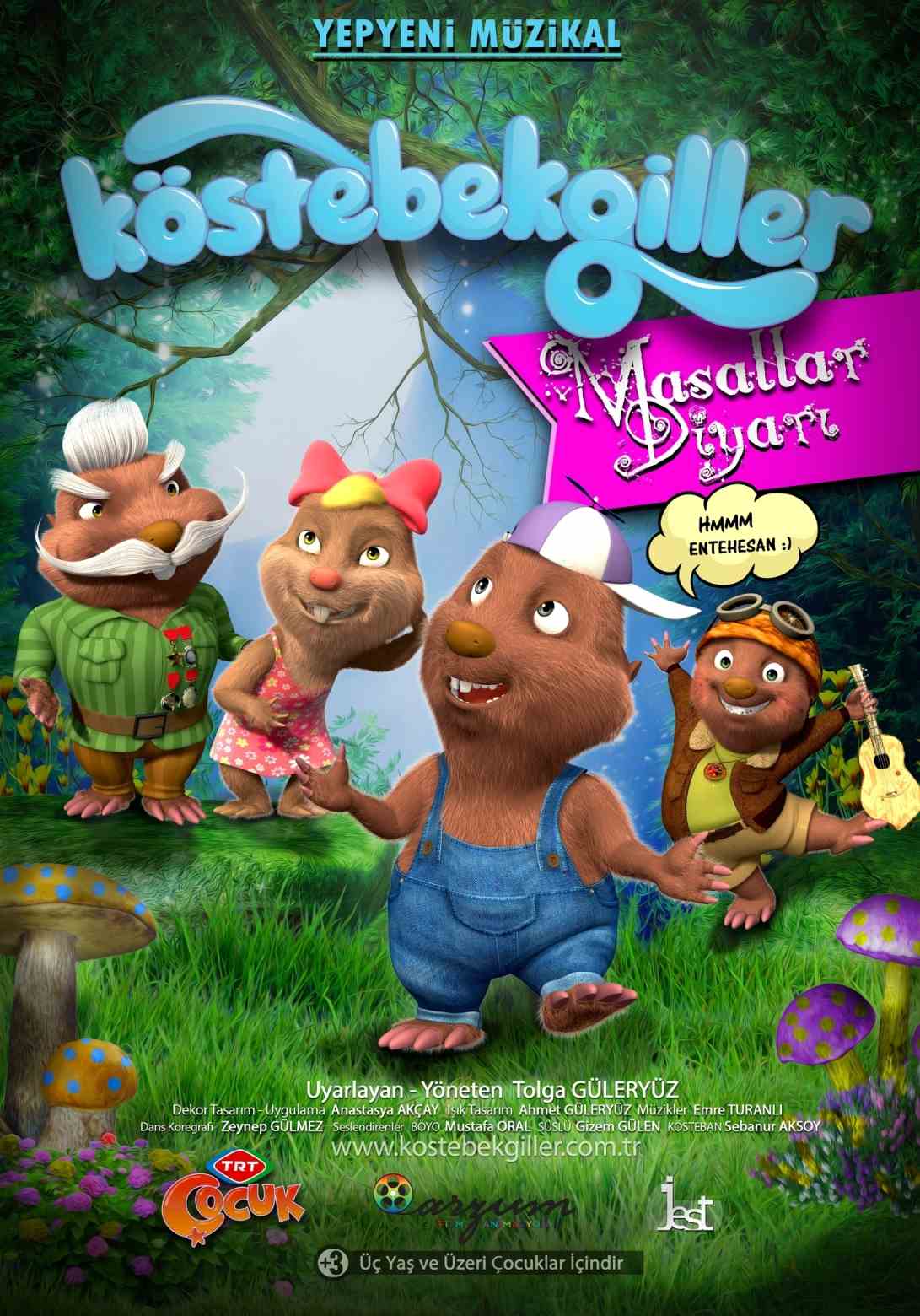 Köstebekgiller Masallar Diyarı Müzikali