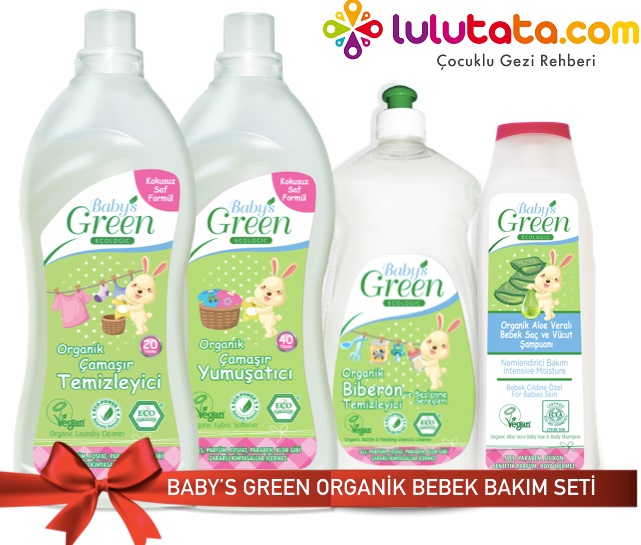Baby's Green Organik Bebek Bakım Seti Ödüllü Facebook Yarışması