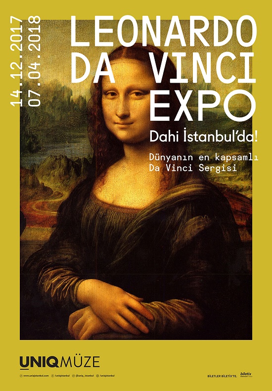 Leonardo Da Vinci Expo: Dahi İstanbul’da (14 Aralık-7 Nisan 2018)